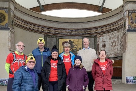 The Good Gym team with Tim