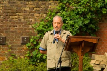 Our Andrew says words of welcome