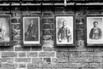 Some of the original Victorian photos which inspired the piece