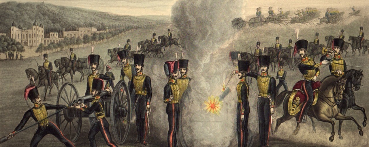 Painting of the Royal Artillery